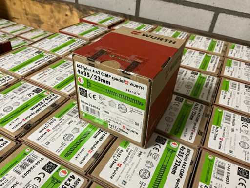 Würth – Schraube 4x35/23 mm – Edelstahl – (30.500 Stück)