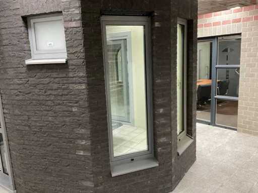 Fenêtre pivotante/inclinaison en aluminium