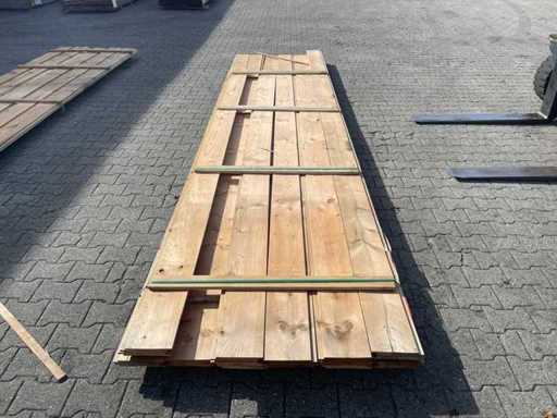 Douglas Rebate/Half-timber rebate 4000-5000x190x18mm (22x)