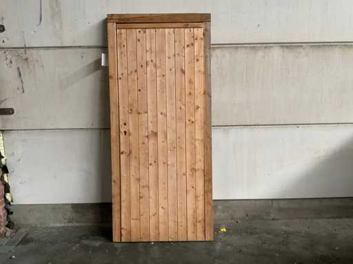 Douglas buitendeur in kozijn 200x95 cm