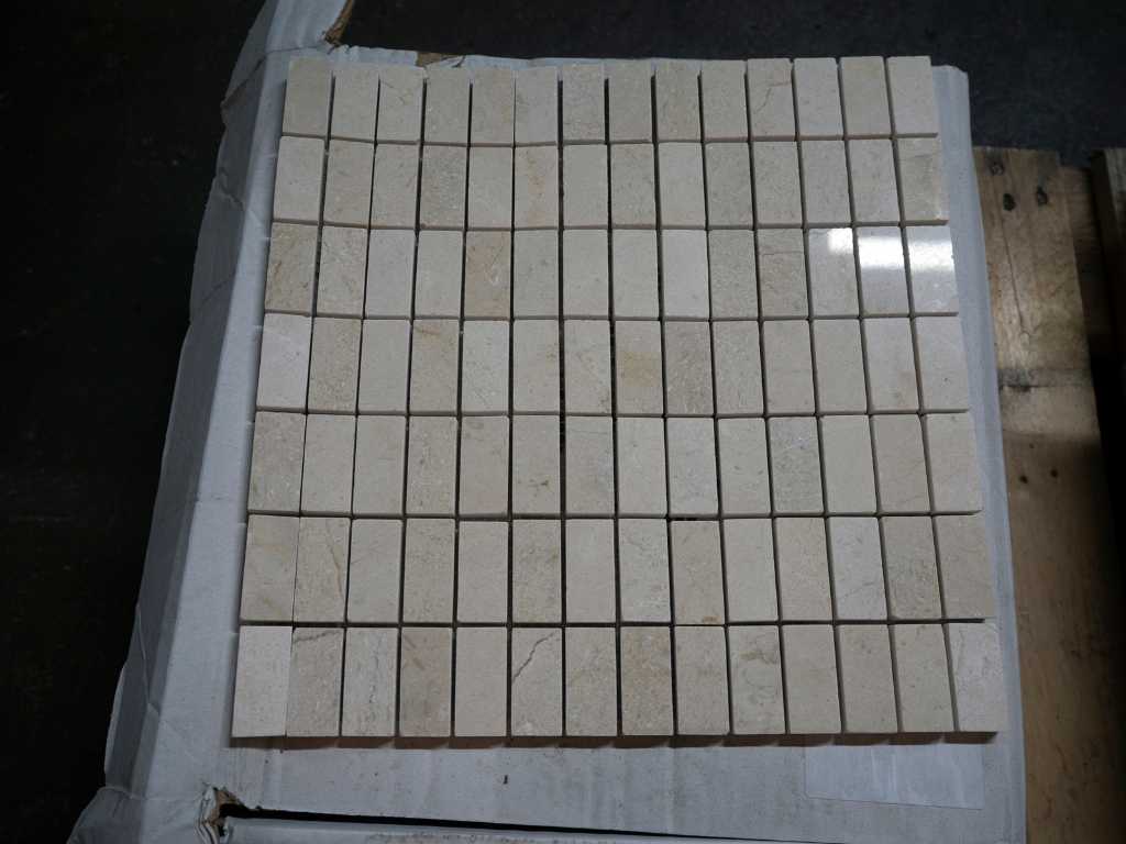 Natuursteen mozaïek matjes 4,6m²