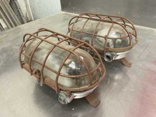 Vintage Marine Lamp (2x)