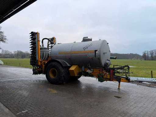 Réservoir de fumier Schuitemaker Robusta 1993 avec injecteur de boue Veenhuis Euroject 250 760/40 2006