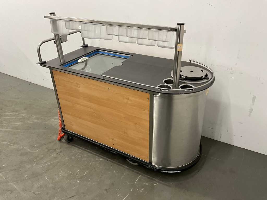 Hofland - Chariot de service de repas réfrigérés