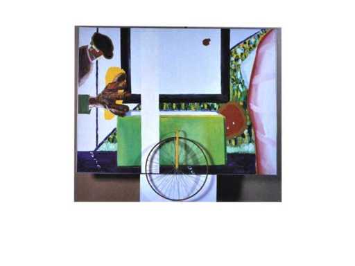 Roger Raveel - Man and cart - offset