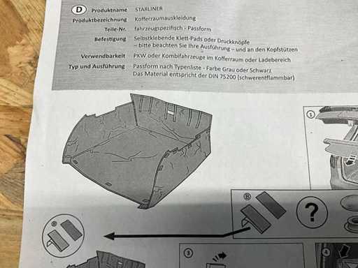 Starliner von Kleinmetall - Hunde Kofferraumschutzmatte für Volvo XC 60