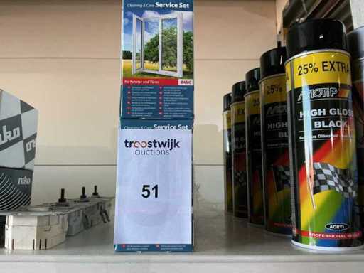 Zestaw do czyszczenia i konserwacji okien i drzwi (10x)