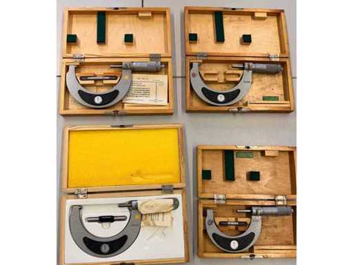 KS Suhl - Außenmikrometer Bügelmessschrauben-Set 4-teilig