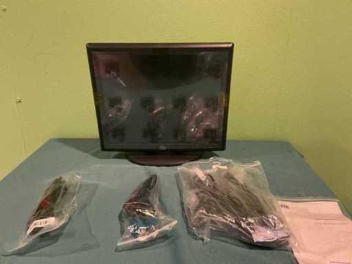 nieużywany Elo LCD Touchmonitor z kablami 