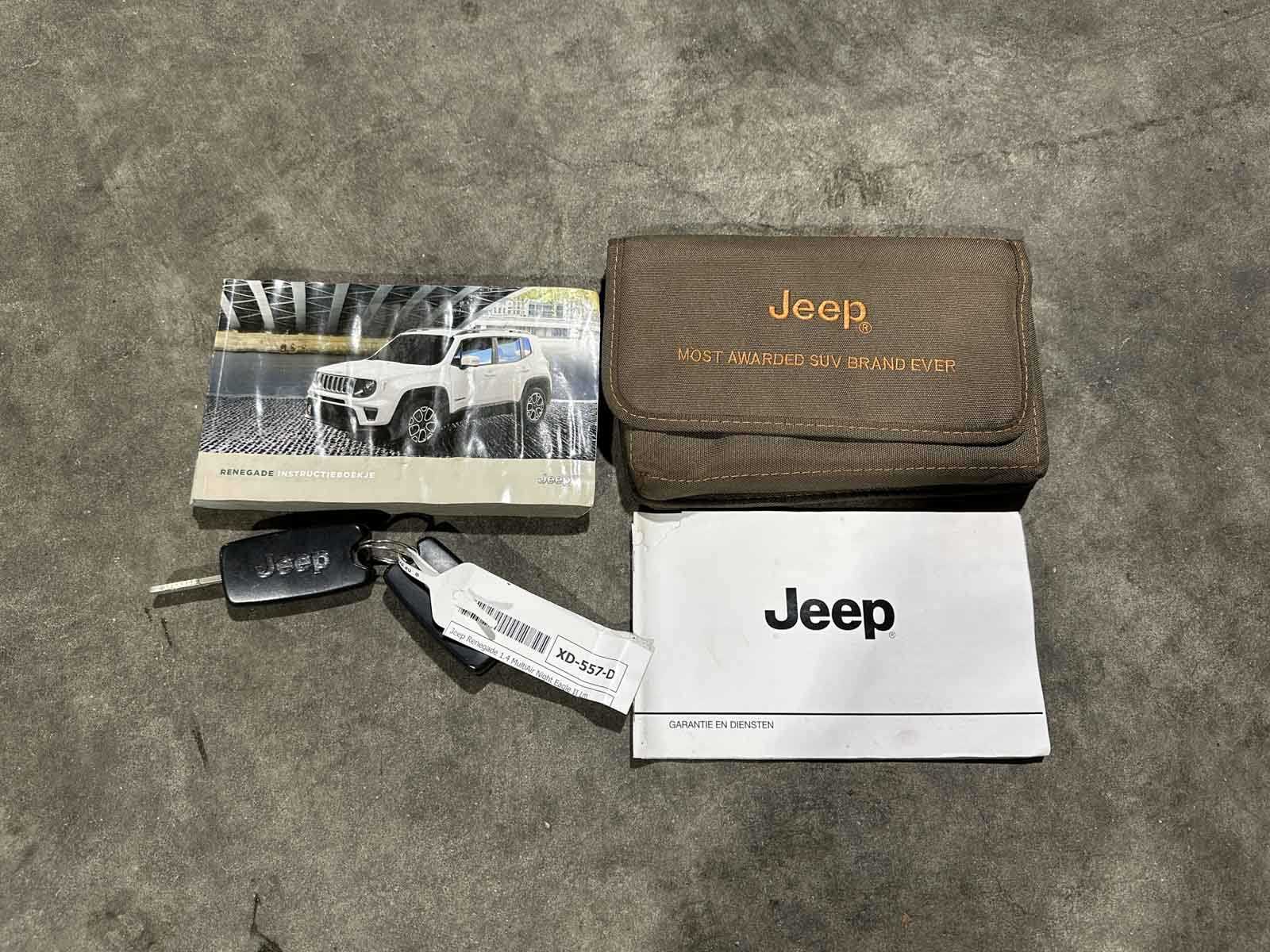 Jeep Renegade 1.4 MultiAir Night Eagle II Lmtd DDCT 140pk 2018 (Origineel-NL + 1e eigenaar), XD-557-D