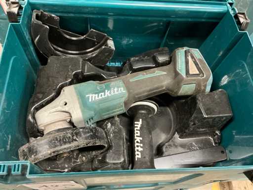 Makita DGA506T1J Accu haakse slijper (3x)