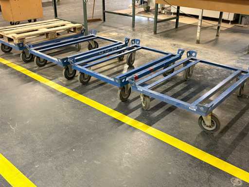  FETRA Pallet Roller / Undercarriage - 4 pieces - 500 kg load capacity