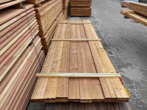 Planches thermo-spruce rabotées 3000x120x20mm (21x)