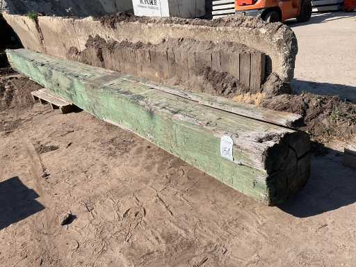 Eiken balk 6500mm