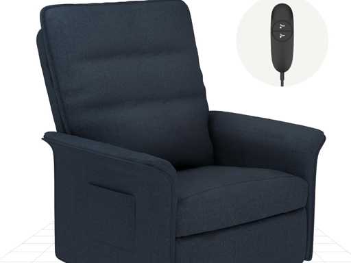 Fauteuil Relax Électrique, Fauteuil Inclinable avec Dossier Réglable 105°-155°