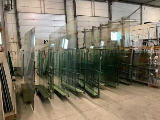 Cărucior de sticlă / cărucior de plăci cu sticlă standard (15x)