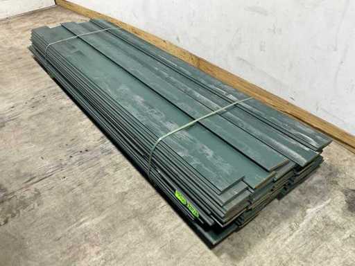 Softwood Thermo rebate half-timber green - 300x18.5x1.9 cm (63x)