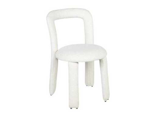 fonQ - Chaise de salle à manger en houx - Ivoire - Chaise de salle à manger (4x)