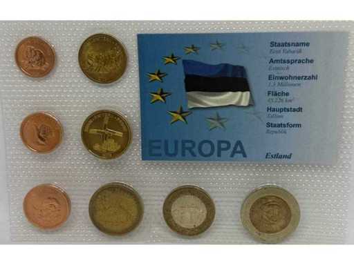 Euro pattern coin set – Northern Ireland 2007