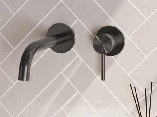 Brauer Gunmetal Edition Inbouw Wastafelkraan met inbouwdeel PVD 5-GM-004