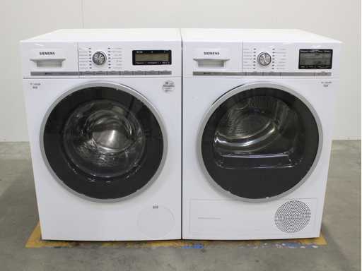 Lavatrice Siemens iQ800 iSensoric & Siemens iQ800 iSensoric Asciugatrice a condensatore autopuliente