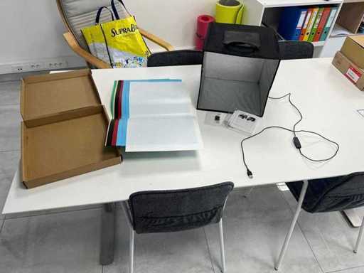 Opvouwbare LED Fotobox / Lichttent met USB Ringverlichting