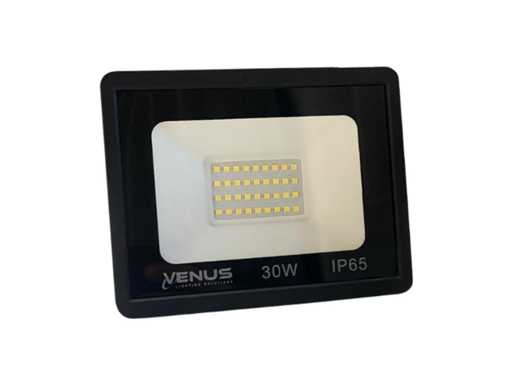 10 x LED Schijnwerper 30W – 6500K Koud Wit – IP65 – ASLAN-30