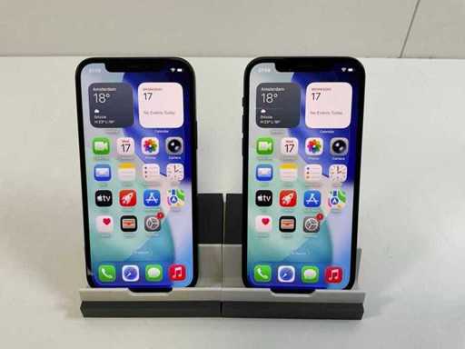 Apple iPhone 12 - 64GB - Negru (2x)