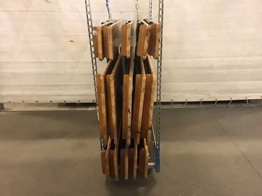 Terrassentisch (5x) Bankgarnitur komplett