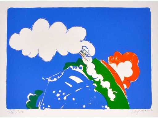 Maurice Wyckaert - Landscape - lithograph