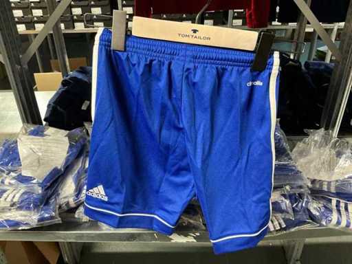 Partij Adidas kids shorts blauw (32x)