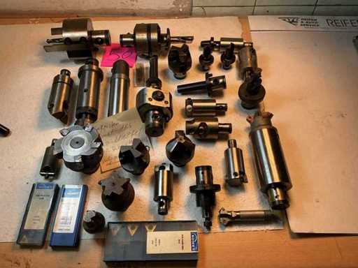 Large batch of ABS spindle heads/WSP countersinks/cutter heads