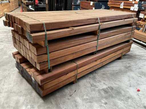 Hardhouten paal Okan (77x)