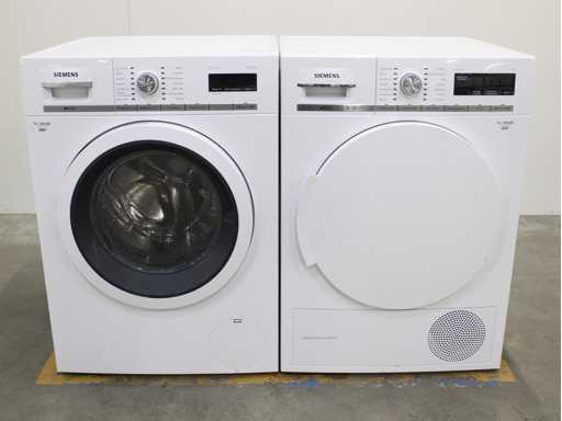 Siemens iQ700 iSensoric aquaStop Wasmachine & Siemens iQ800 iSensoric Wasdroger