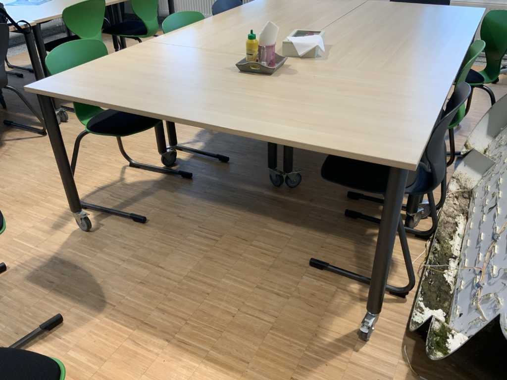 Mobilny stół stołówkowy (9x)