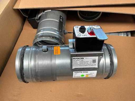 Mandik Fire Damper FDMR Ventilatiekanaal inlineklep (30x)