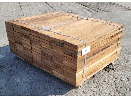 98 x GUYANA TEAK planken 25 x 140mm , lengte 75 cm