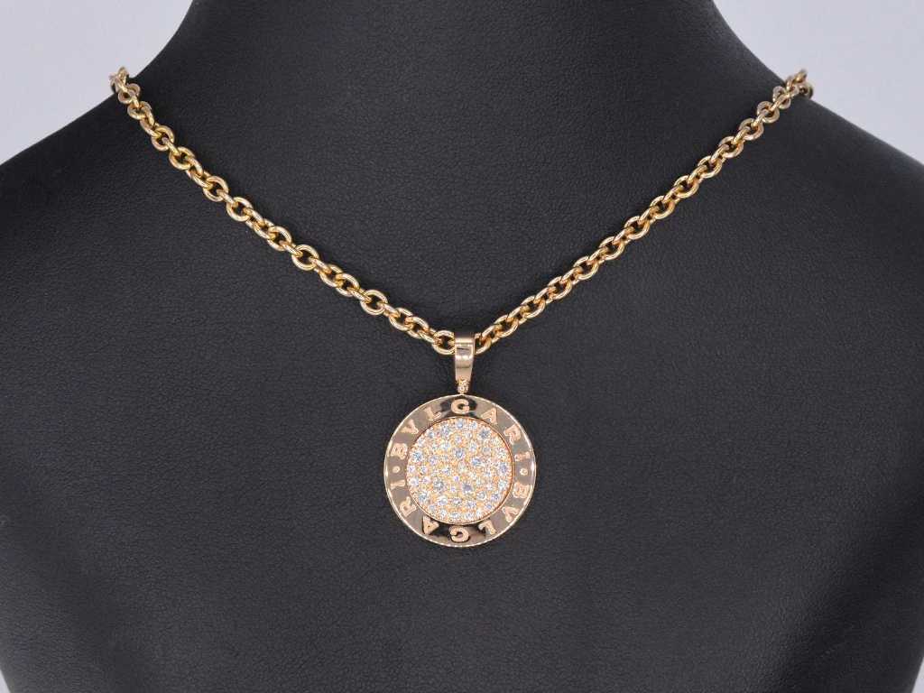 Bvlgari - Goldene Bvlgari Halskette mit Diamanten