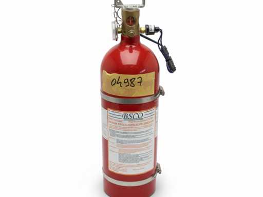 Extincteur maritime BSCO 740-200M HFC-227 3,95 kg