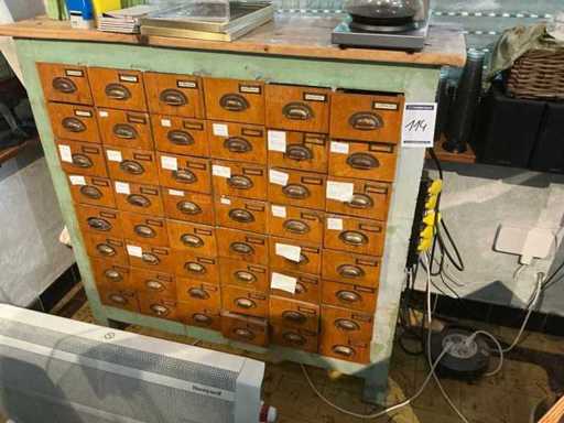 Vintage apothecary cabinet