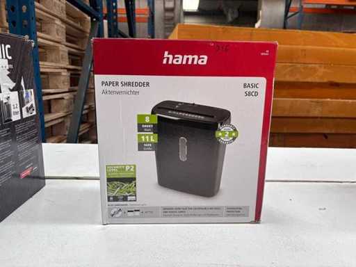 Déchiqueteur de documents HAMA Basic S8CD