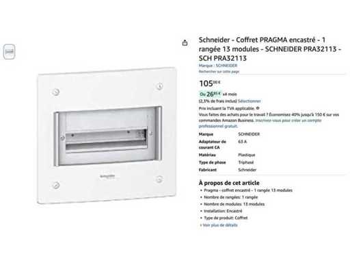 SCHNEIDER - PRAGMA - Obudowa - Wbudowana obudowa - 1 rząd 13 modułów