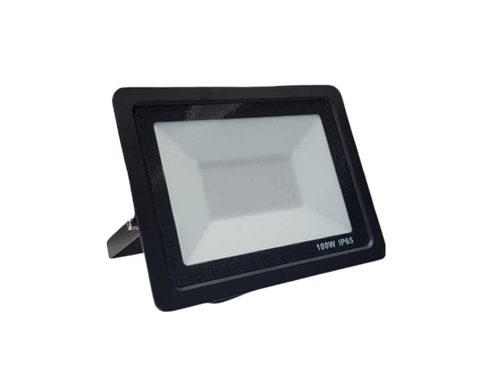10 x 100W 5000K Floodlights Frosted Glass SMD LED Waterproof
