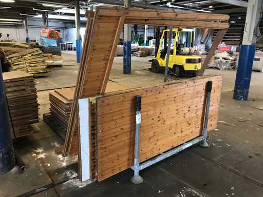 Pere?i exteriori ?i tocuri interioare ale bar?cii pentru pere?i etan?i (6x)