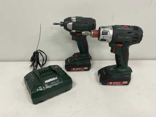 Metabo 18V Combokit; Trapano a impulsi e chiave a impulsi