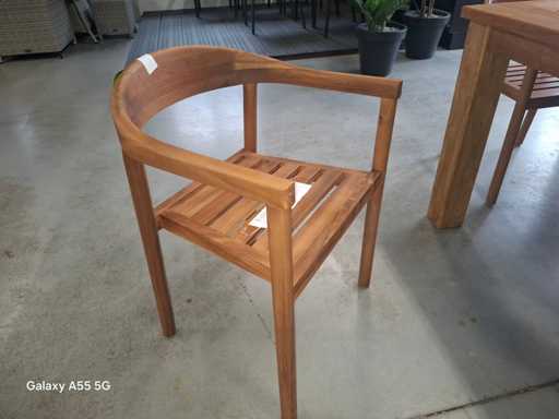 Selly – Teakholz – Gartenstuhl (6x)