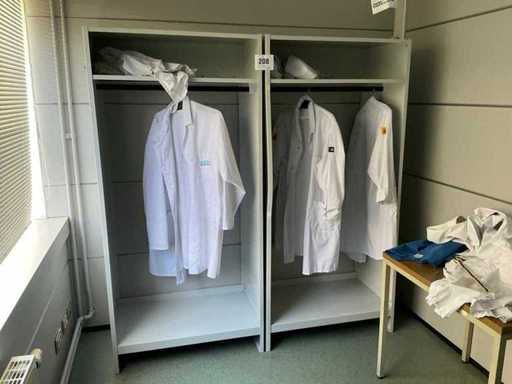 Armoire de rangement métallique (2x)