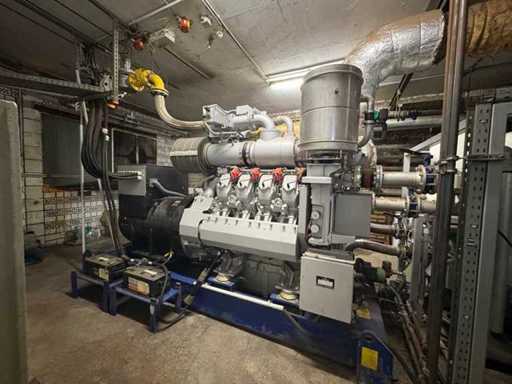 MTU BR4000 CHP biogas engine (2023) only 12243h - 772kW