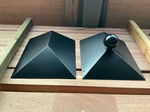 Schild afdekkappen (16x)