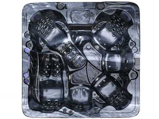 Mawialux 6-osobowe spa na zewnątrz z balboa i wifi (pełne opcji i 150 dysz do masażu) – wybór 3 kolorów wanny